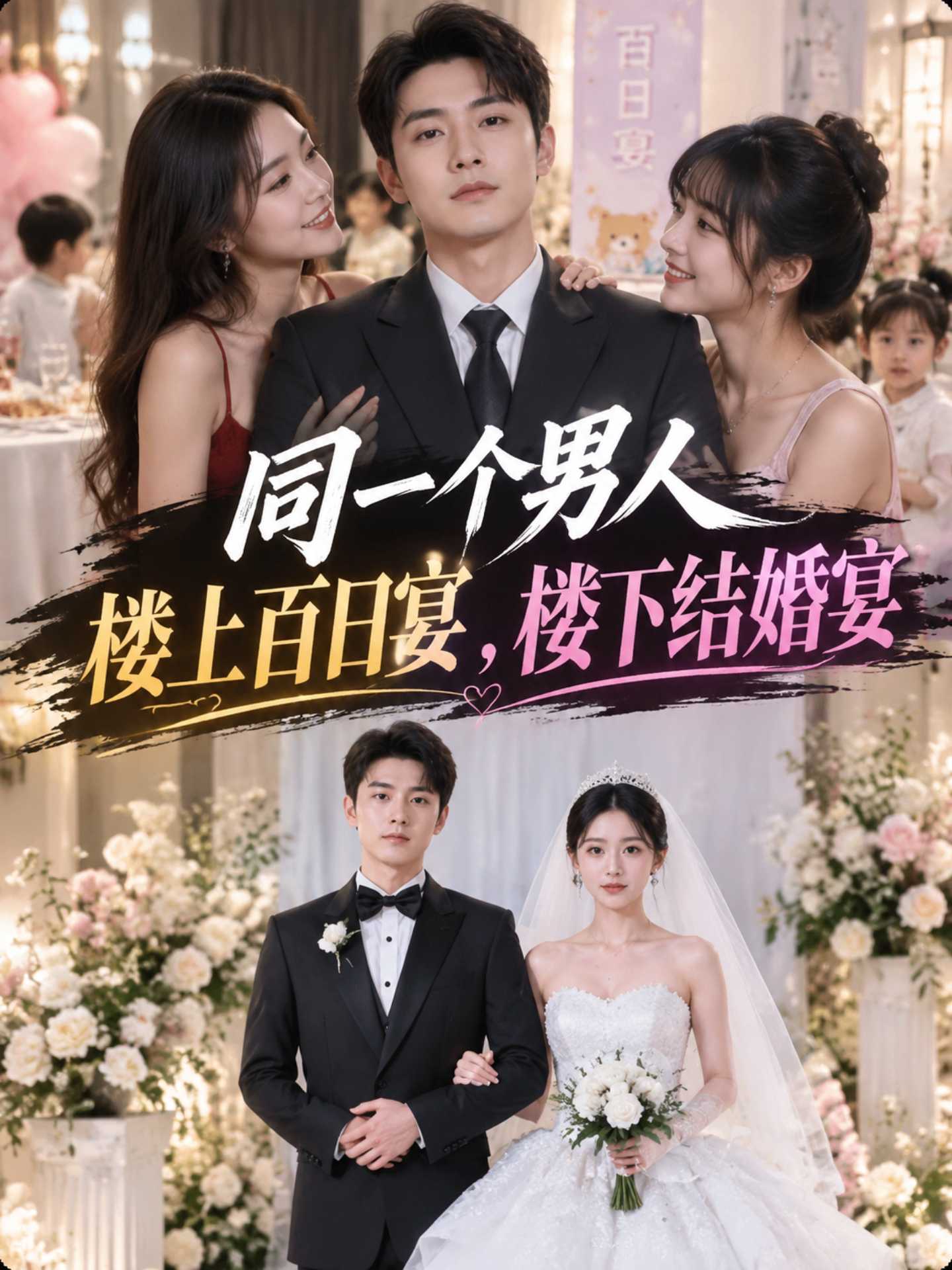 同一个男人：楼上百日宴，楼下结婚宴