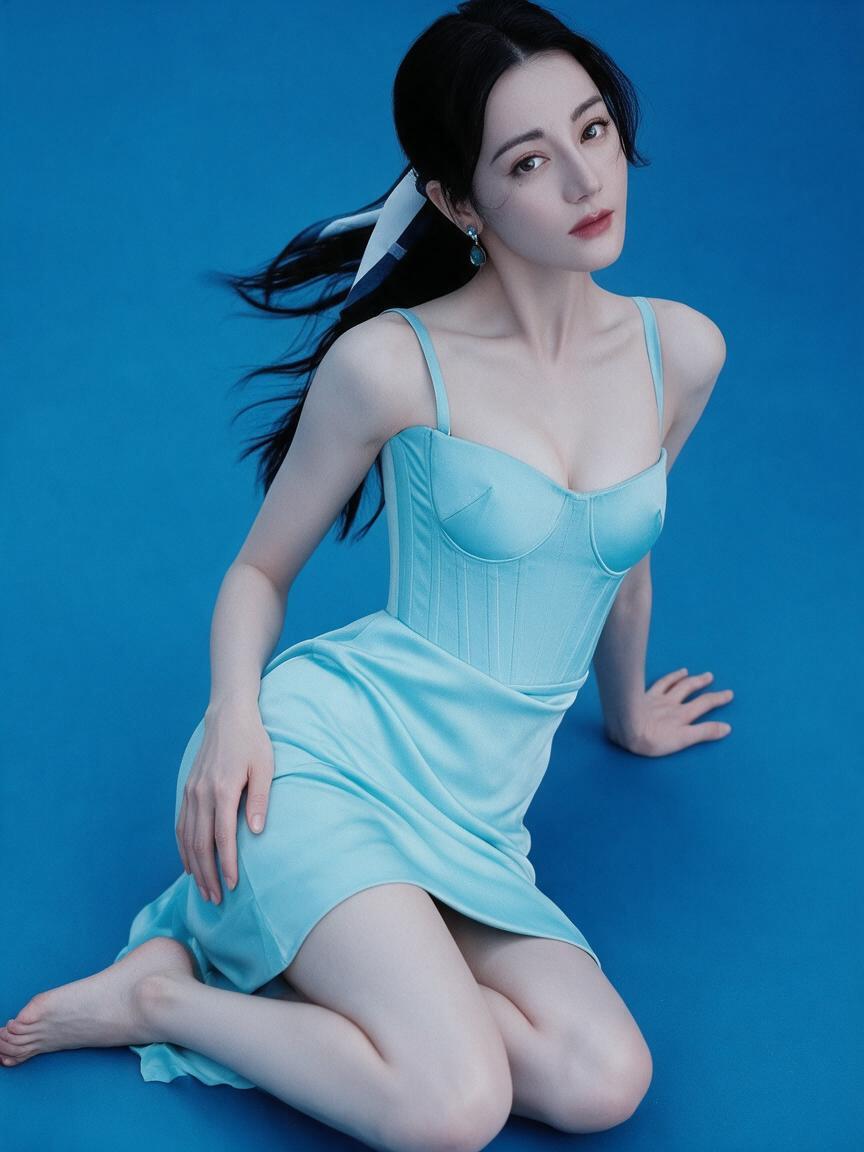 AI换脸  迪丽热巴  拍写真的愉快经历 热巴还是适合换到欧美女星身上，太契合了，绝美呀！