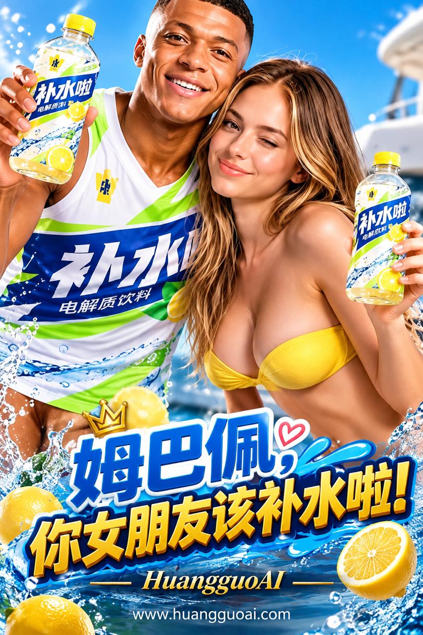 姆巴佩,你女朋友该补水啦