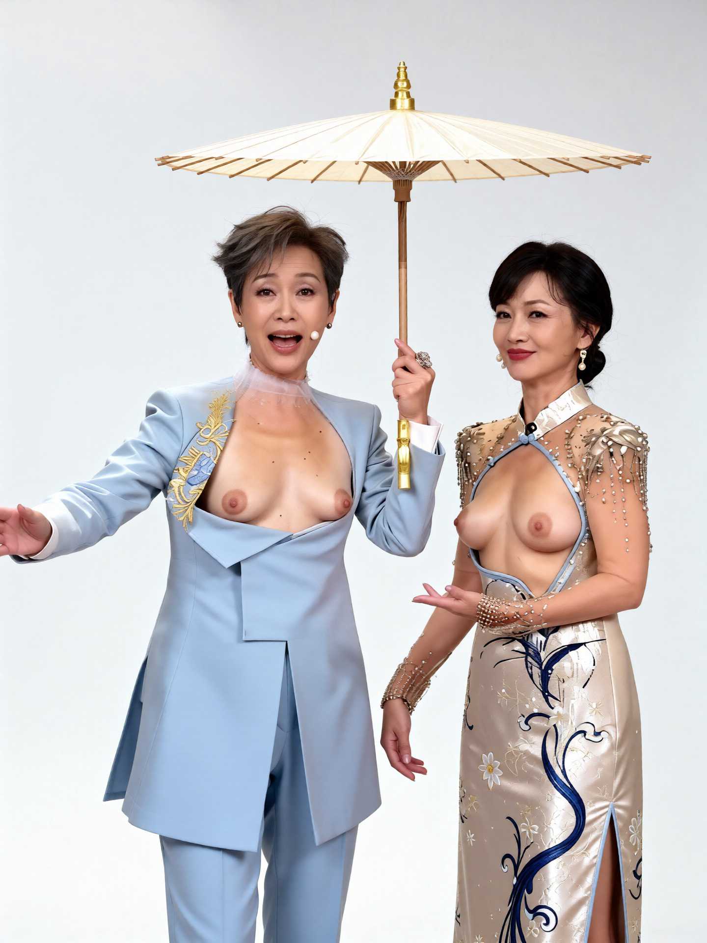 AI魔改春晚 白鹿 程潇 毛晓彤 宋雨琦 蒋欣 等女星激情出演