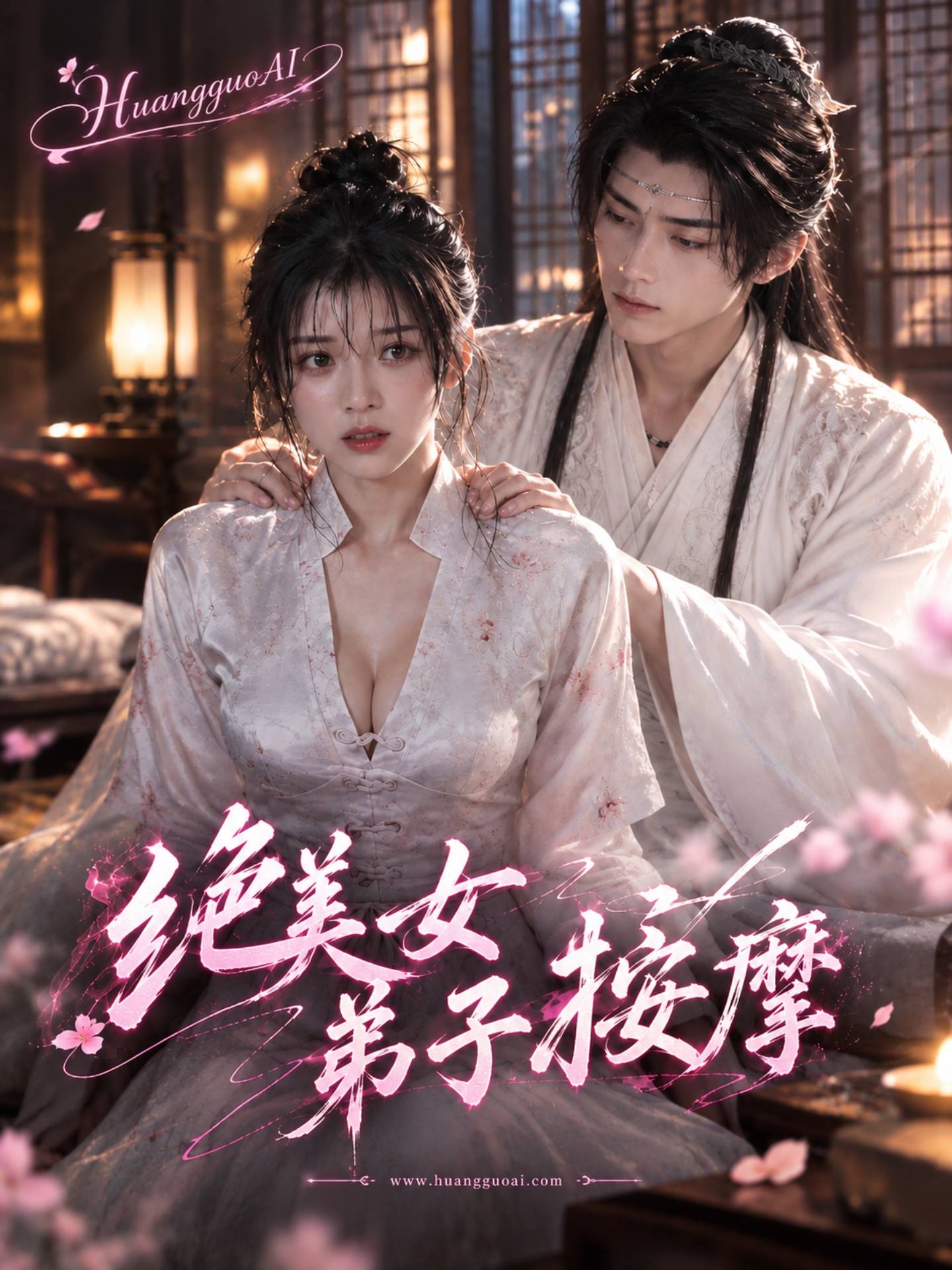 给美女弟子按摩