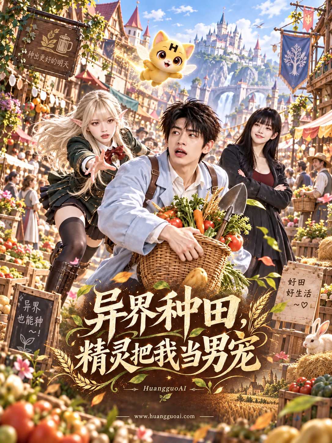 异界种田，精灵把我当男宠